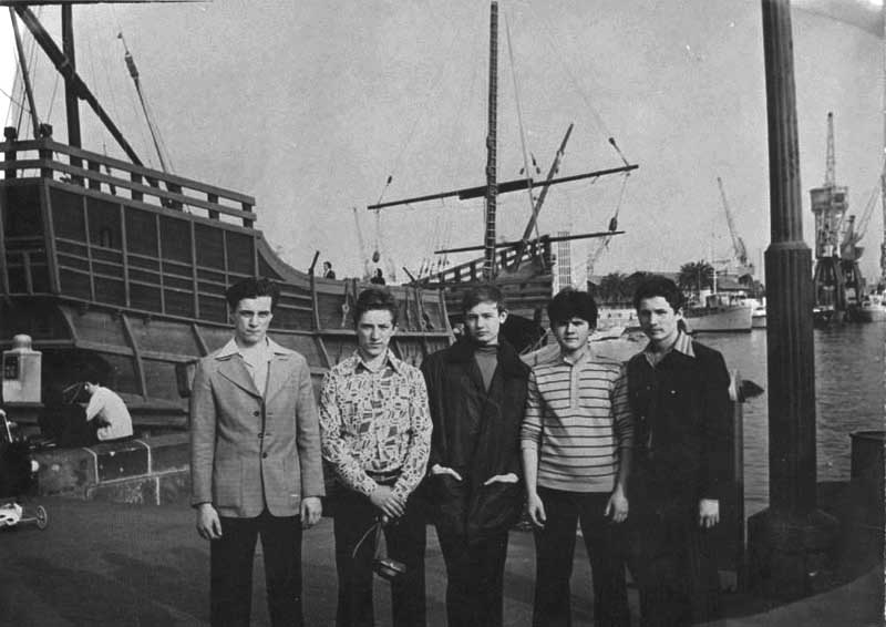 Барселона, 1977 г., у Санта Марии Колумба | Выпускники Херсонской мореходки - ХМУ ММФ и ХМК